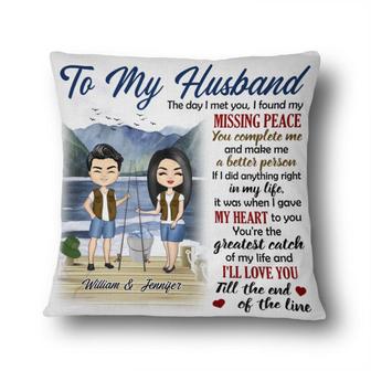 You're The Greatest Catch Custom Pillow - Gift for Couple - Thegiftio UK