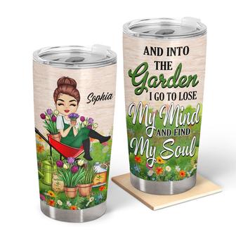 Chibi Girl Into The Garden Find My Soul Custom Tumbler - Thegiftio UK