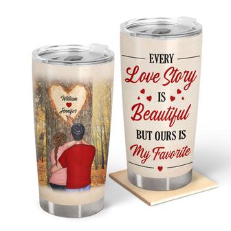 Ours Is My Favorite Personalized Tumbler - Gift for Couples - Thegiftio UK