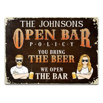 You Bring The Beer We Open The Bar Custom Metal Sign - Gift - Thegiftio UK