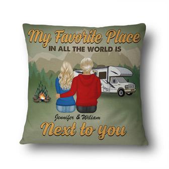 My Favorite Place In All The World Personalized Pillow - Thegiftio UK