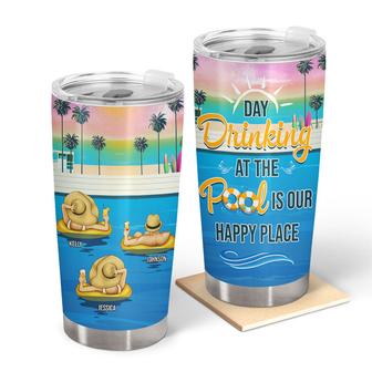 Best Friends Day Drinking Custom Tumbler - Gift for Besties - Thegiftio UK
