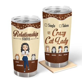 Chibi Girl Relationship Status Custom Tumbler - Thegiftio UK