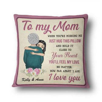 When You're Missing Me Just Hug This Custom Pillow - Thegiftio UK