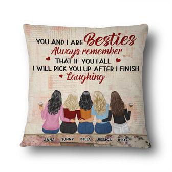 Friendship You And I Are Besties Custom Pillow - Thegiftio UK