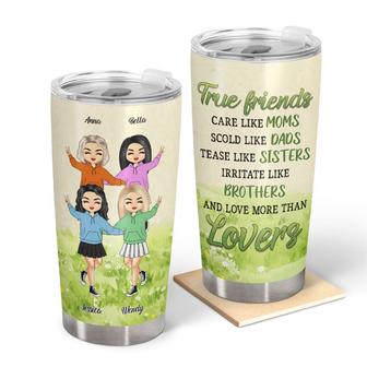 True Friends More Than Lovers Custom Tumbler - Bestie Gift - Thegiftio UK