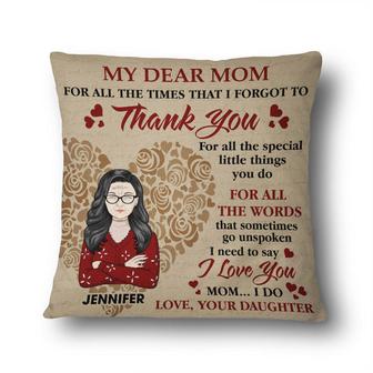 Mom I Need To Say I Love You Custom Pillow - Gift for Mom - Thegiftio UK