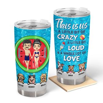 Couple This Is Us Custom Tumbler - Gift for Dog Lovers - Thegiftio UK