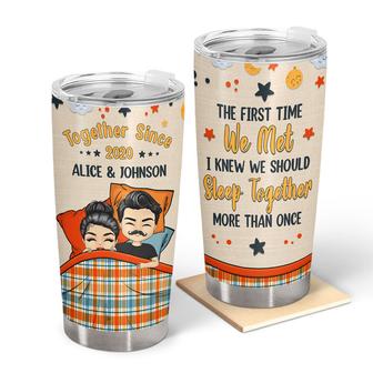 Couple We Should Sleep Together Personalized Tumbler - Thegiftio UK