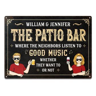 Couple Welcome Bar Personalized Metal Sign - Gift for Couple - Thegiftio UK