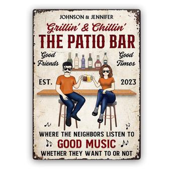 Patio Bar Where The Neighbor Listen To Good Music Custom - Thegiftio UK