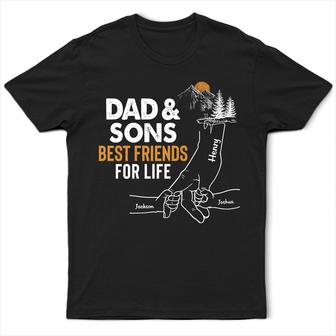 Dad And Daughter Best Friends Custom T-Shirt - Birthday Gift - Thegiftio UK