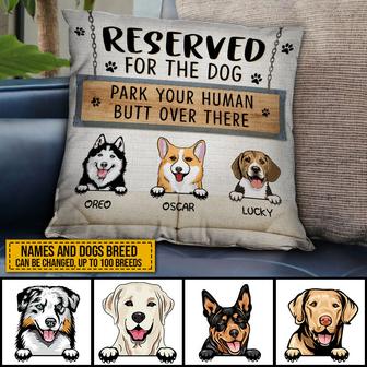 Dog Park Your Human Butt Custom Pillow - Gift for Dog Lovers - Thegiftio UK