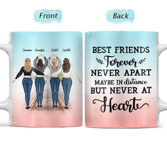 Never At Heart Personalized Mug - Gift for Best Friends - Thegiftio UK