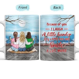 Bestie Laugh A Little Harder Custom Mug - Gift for BFF - Thegiftio UK
