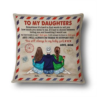 Mom To My Daughter Personalized Pillow - Gift for Daughter - Thegiftio UK