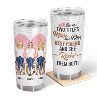 Mother Gift She Rocks Them Both Custom Tumbler - For Mom - Thegiftio UK
