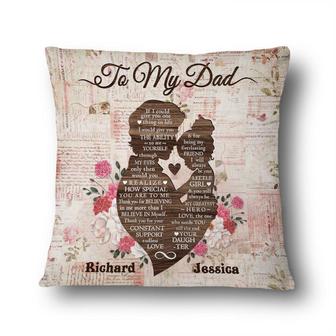 Child To Father To My Dad Personalized Pillow - Gift For Dad - Thegiftio UK