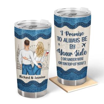 Couple Always Be By Your Side Custom Tumbler - Couples Gift - Thegiftio UK