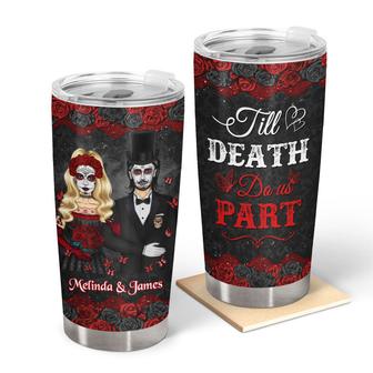 Skeleton Couple Do Us Part Custom Tumbler - Gift for Couples - Thegiftio UK