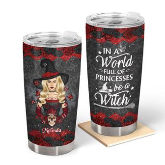 Sugar Skull Be A Witch Custom Tumbler - Gift for Yourself - Thegiftio UK