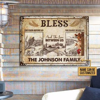 Farm Bless The Food The Family And The Love Custom Metal - Thegiftio UK