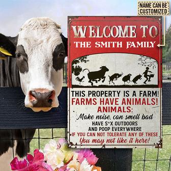 Farm This Property Custom Metal Sign - Gift for Farmers - Thegiftio UK