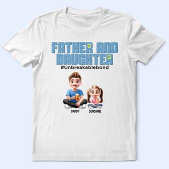 Father Daughter Son Unbreakable Bond Custom T-Shirt - Thegiftio UK
