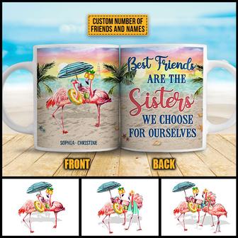 Flamingo Bestie Choose For Ourselves Custom Mug - Thegiftio UK
