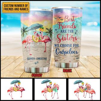 Flamingo Bestie Choose For Ourselves Custom Tumbler - Thegiftio UK