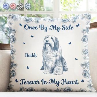 Forever In My Heart Toile Personalized Pillow - Gift - Thegiftio UK