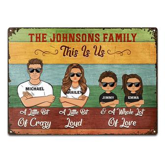 Family Couple This Is Us Custom Metal Sign - Couples Gift - Thegiftio UK