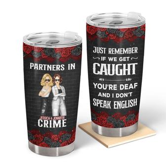 Bestie Partners In Crime Custom Tumbler - Gift for Bestie - Thegiftio UK