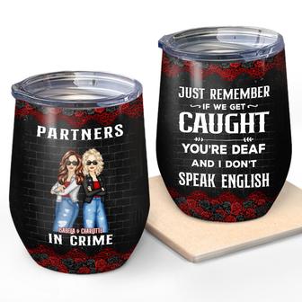 Bestie Partners In Crime Custom Tumbler - Gift for Besties - Thegiftio UK