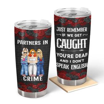 Partners In Crime Custom Tumbler - Gift for Bestie - Thegiftio UK