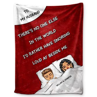 No One Else In The World - Gift For Couples - Personalized Fleece Blanket - Thegiftio UK