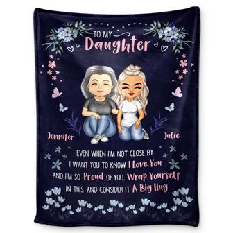 I Want You To Know I Love You - Gift For Daughter, Granddaughter - Personalized Fleece Blanket - Thegiftio UK