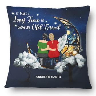 Grow An Old Friend Personalized Pillow - Gift for Bestie - Thegiftio UK