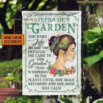 Garden And When Life Became Too Frenzied Custom Flag - Gift - Thegiftio UK