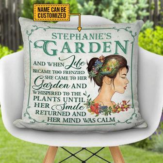 Garden And When Life Became Too Frenzied Custom Pillow - Thegiftio UK