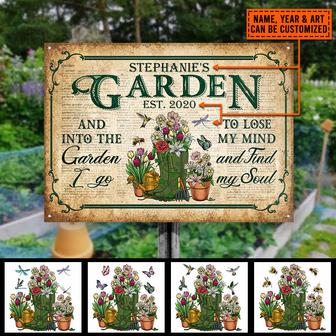 Garden Dictionary Find My Soul Custom Metal Sign - Home Gift - Thegiftio UK