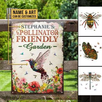 Garden Floral Art All Pollinators Custom Metal Sign - Gift - Thegiftio UK