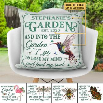 Garden Floral Art Find My Soul Personalized Pillow - Gift - Thegiftio UK