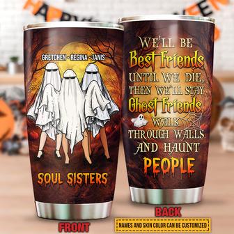 Ghost Bestie Ghoul BFF Custom Tumbler - Halloween Gift - Thegiftio UK