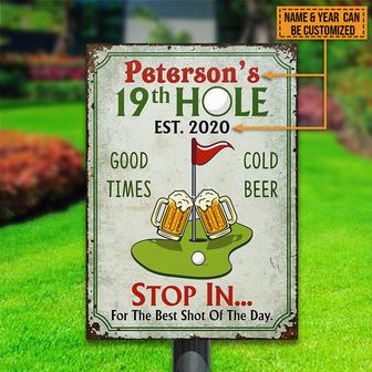 Golf Stop In Custom Metal Sign - Gift for Golf Lovers - Thegiftio UK