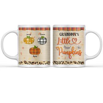 Grandma's Little Pumpkins Personalized Mug - Gift for Nana - Thegiftio UK