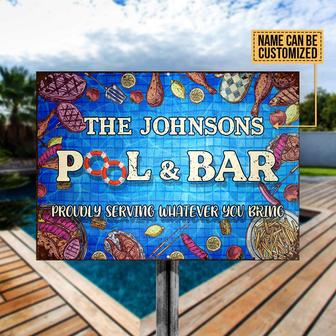 Grilling Pool And Bar Custom Metal Sign - Gift for Friends - Thegiftio UK