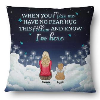 When You Miss Me Have No Fear Personalized Pillow - Gift - Thegiftio UK