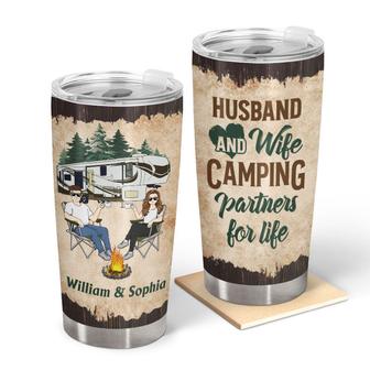 Let's Sit By The Campfire Custom Tumbler - Gift for Couples - Thegiftio UK
