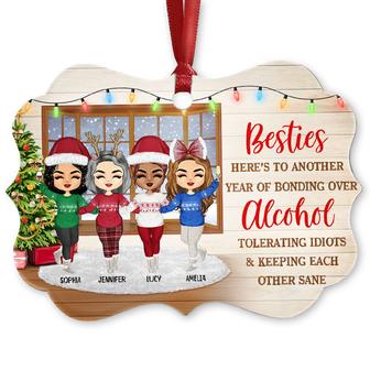 Best Friends Keeping Each Other Sane Personalized Ornament - Thegiftio UK